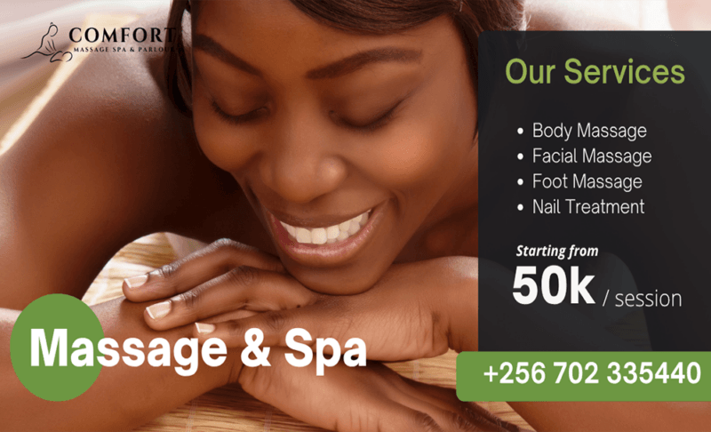 Browse safe Massage spa locations in Kampala and other cities